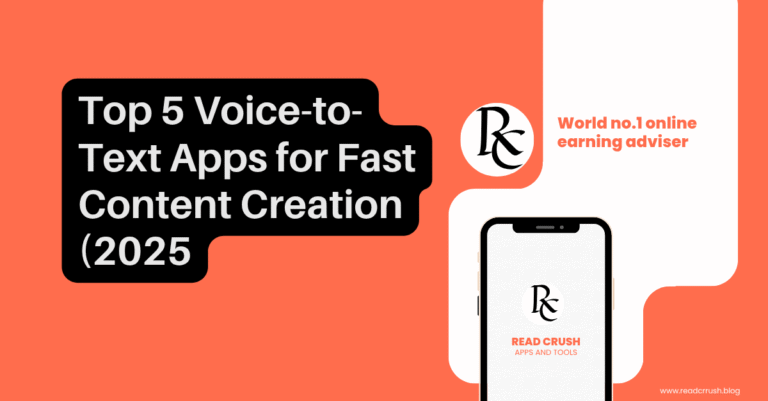 Top 5 Voice-to-Text Apps